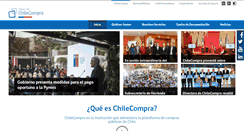 Desktop Screenshot of chilecompra.cl