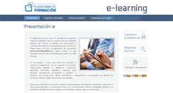 Desktop Screenshot of elearning.chilecompra.cl